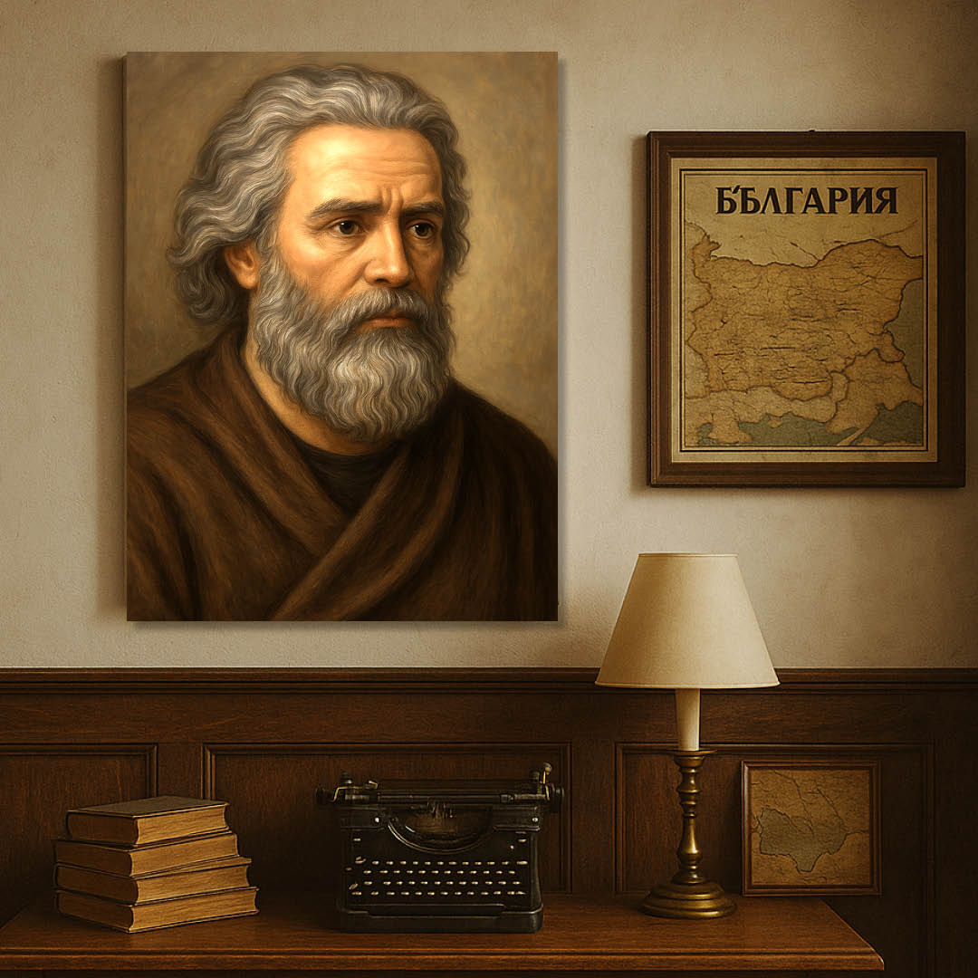 Паисий Хилендарски – Първият будител | Исторически Портрет на Канава 30x40