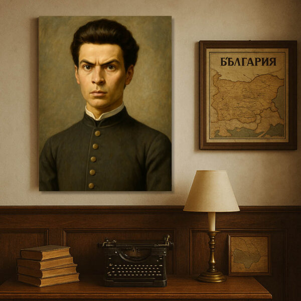 Панайот Волов – Пламъка на свободата | Исторически Портрет на Канава 30x40 - Image 9