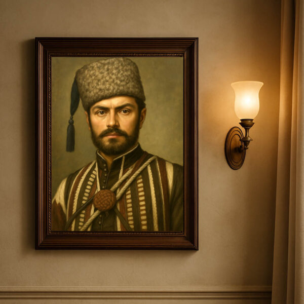 Стефан Караджа – Лъвското сърце на четата | Исторически Портрет на Канава 30x40 - Image 7