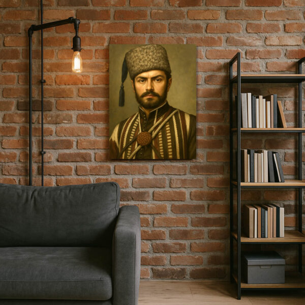 Стефан Караджа – Лъвското сърце на четата | Исторически Портрет на Канава 30x40 - Image 2