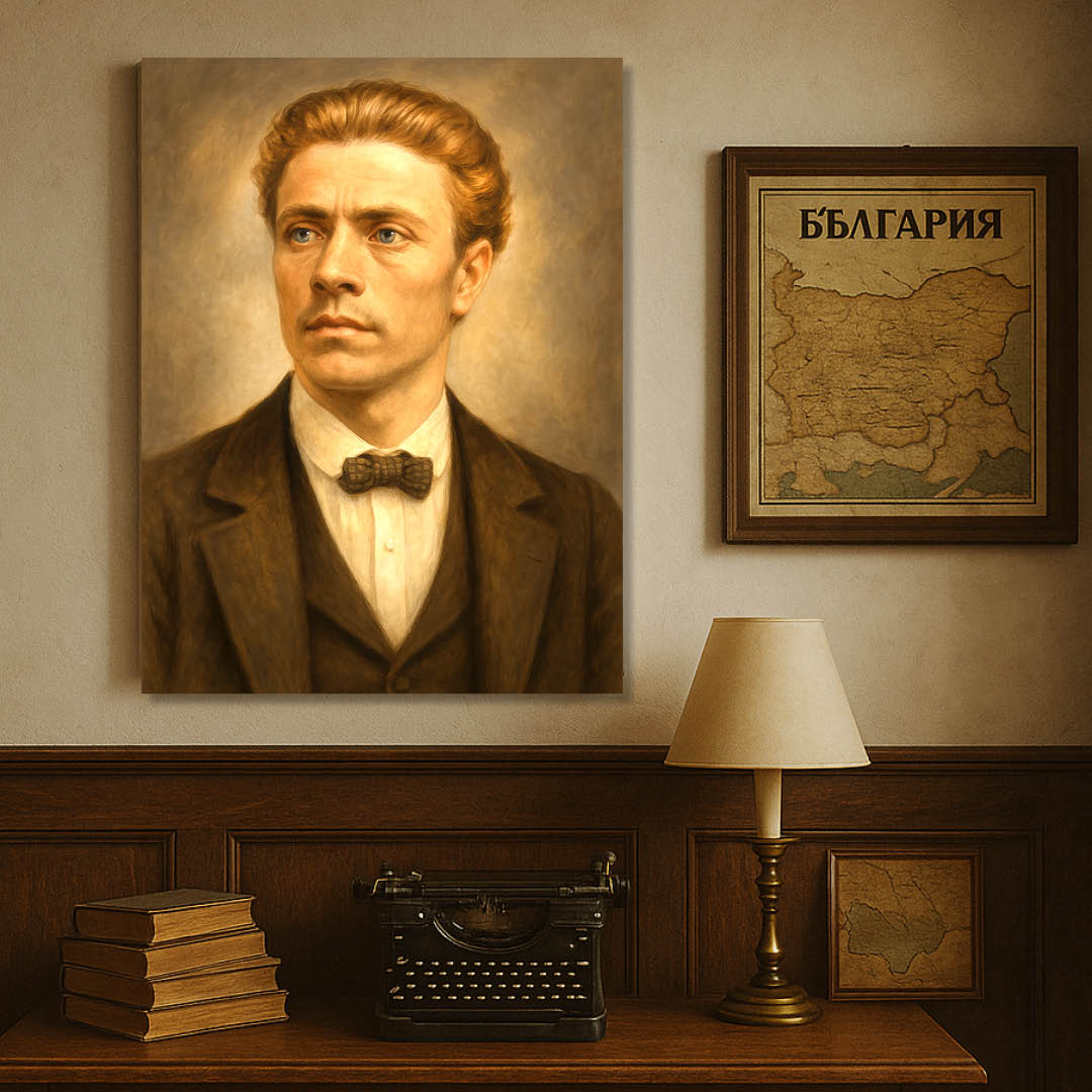 Васил Левски – Апостолът на свободата | Исторически Портрет на Канава 30x40