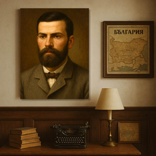 Захари Стоянов – революционер и летописец | Исторически Портрет на Канава 30x40 - Image 9