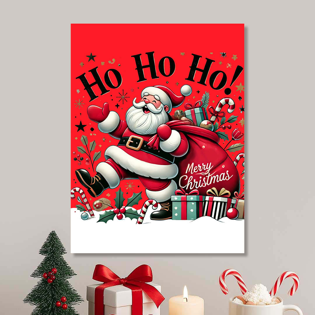 Весела Коледа – стенна декорация