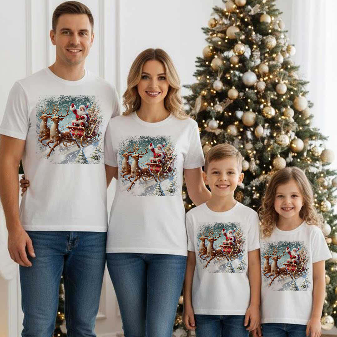 Коледни тениски с Дядо Коледа с Шейната - Image 3