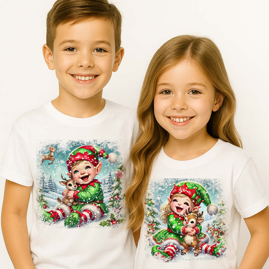 Коледни тениски с Елфи - Image 2