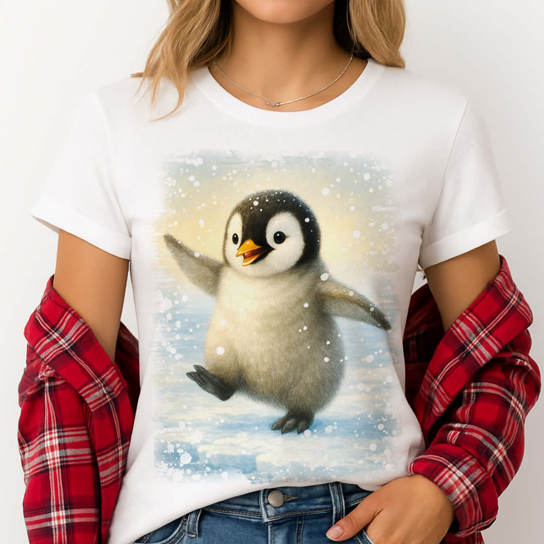 Коледни тениски с пингвинче - Image 4
