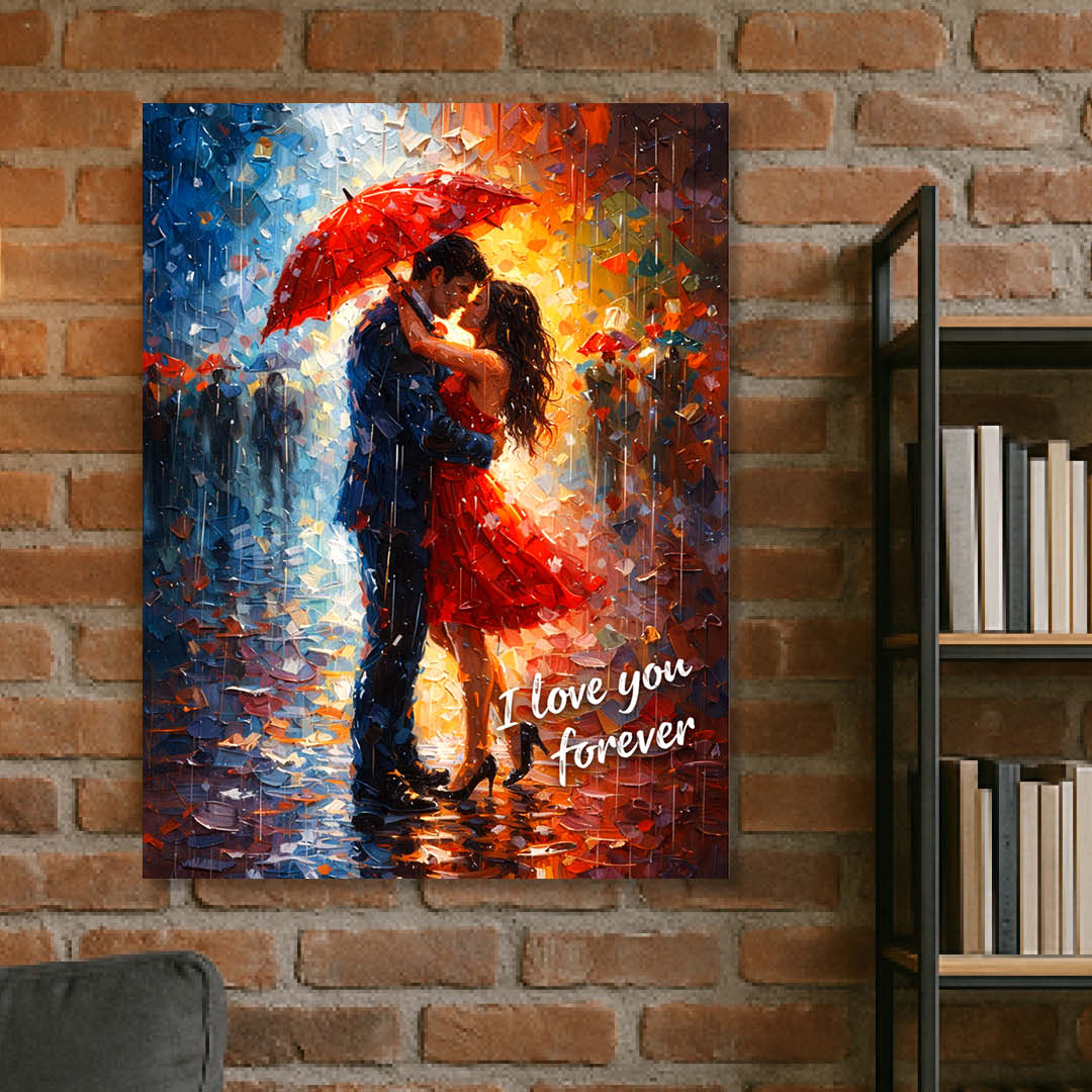 Обичам те завинаги – романтична картина с послание Обичам те завинаги – романтична картина с послание