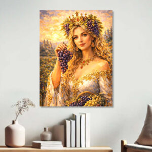 Царицата на виното – картина вдъхновена от Трифон Зарезан Царицата на виното – картина вдъхновена от Трифон Зарезан