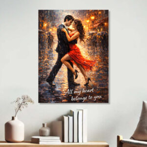 Цялото ми сърце принадлежи на теб - романтична картина Цялото ми сърце принадлежи на теб - романтична картина