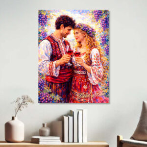 Картина Любов и Вино – Българска романтика Картина Любов и Вино – Българска романтика