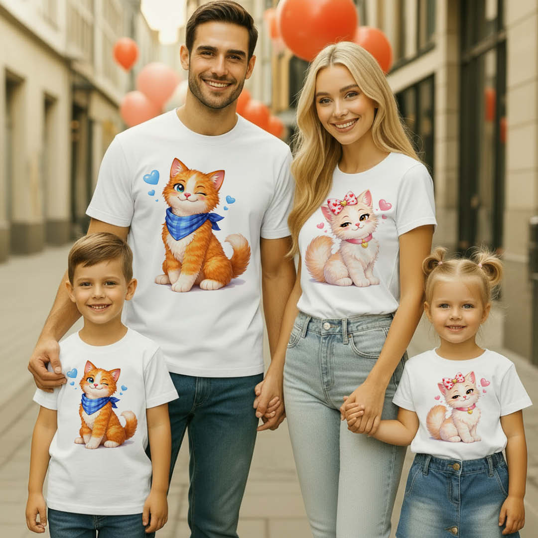 Семейни тениски Сладка любов – семейство