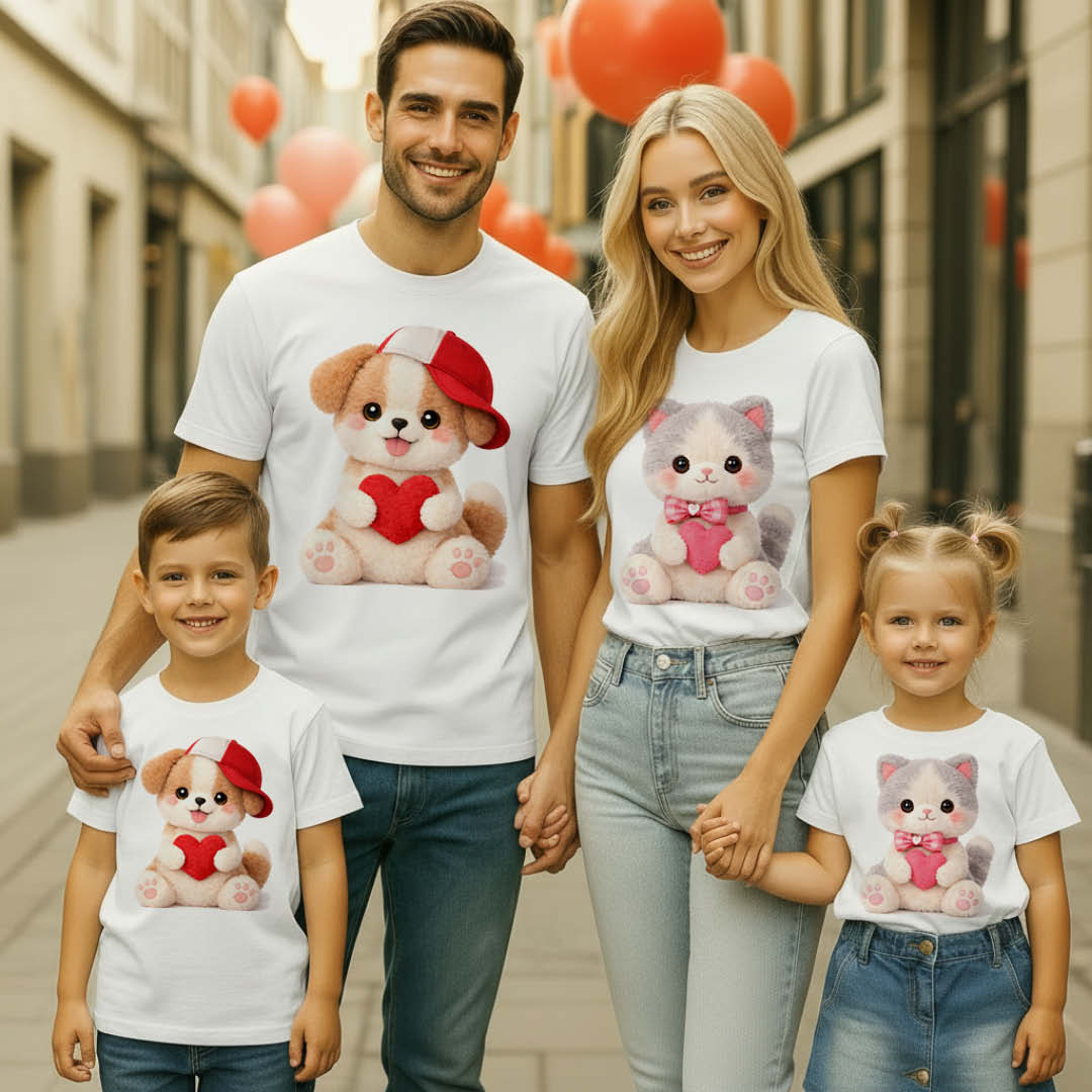 Семейни тениски Сладка любов – семейство