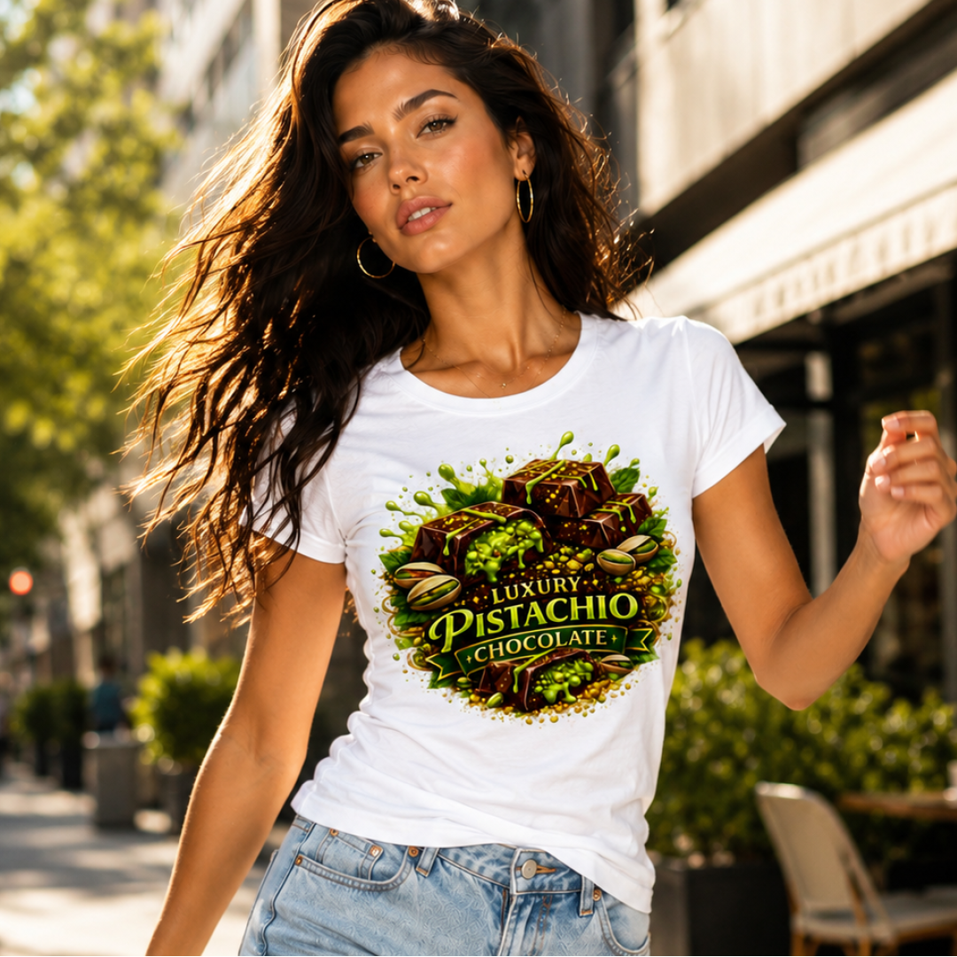 Семейни тениски Luxury Pistachio Chocolate - Image 9