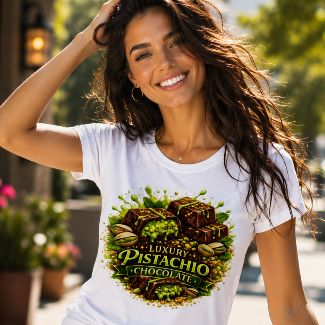 Семейни тениски Luxury Pistachio Chocolate - Image 8