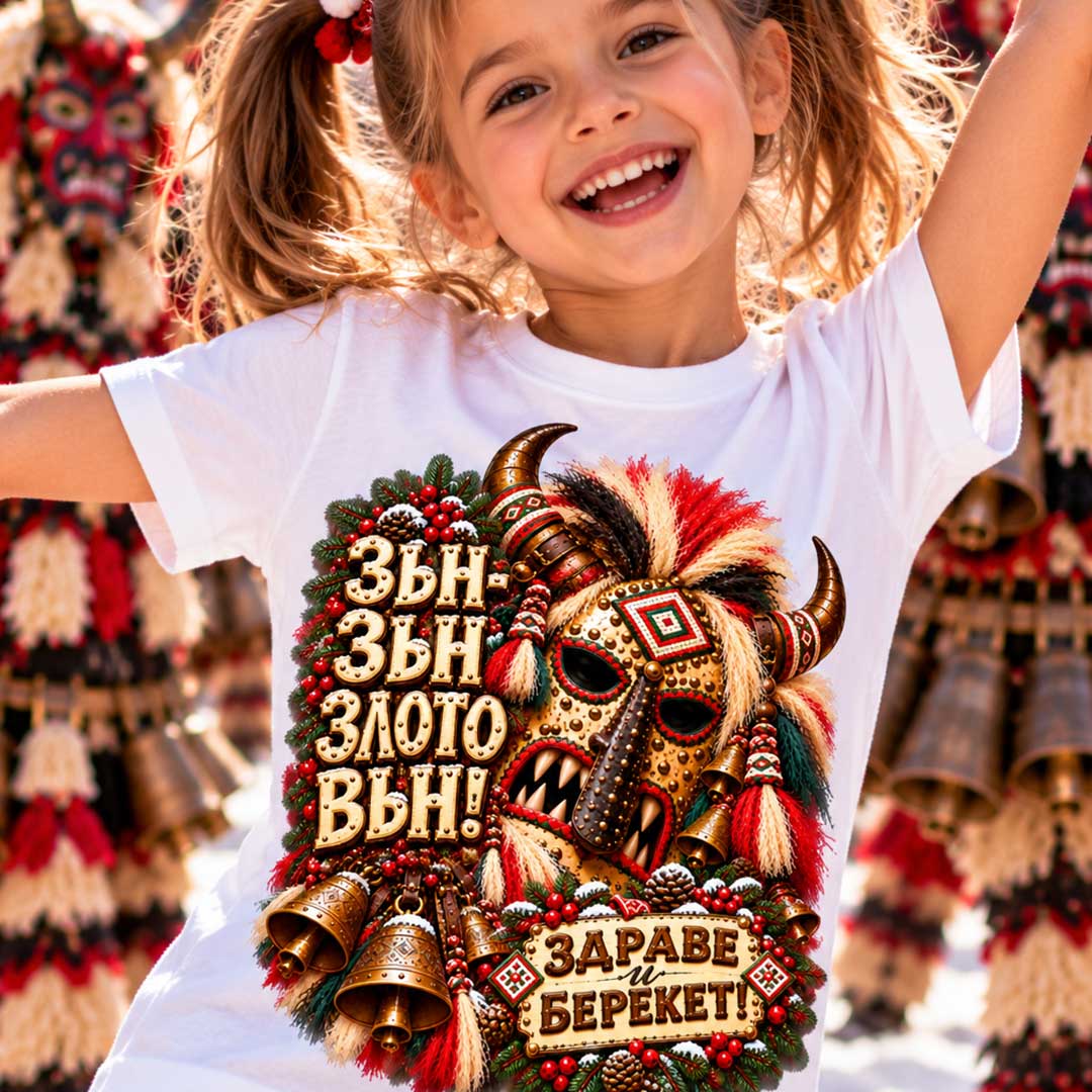 Зън-зън, злото вън! – Здраве и берекет – Коледни тениски - Image 7